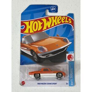Hot Wheels Mazda Cosmo Sport J-Imports Orange JDM 2021 Diecast Car 1:64